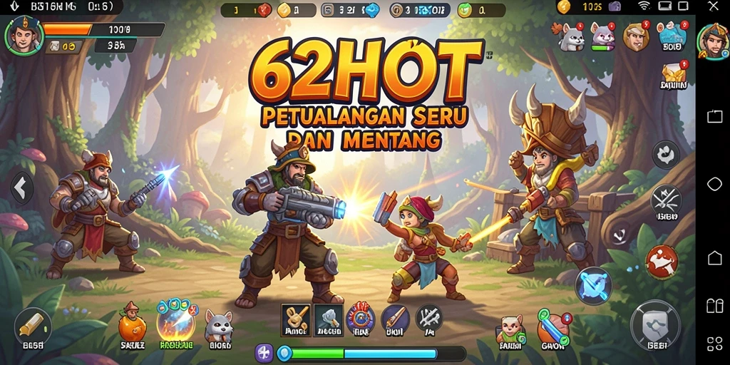 Gameplay menarik dalam petualangan seru 62HOT.