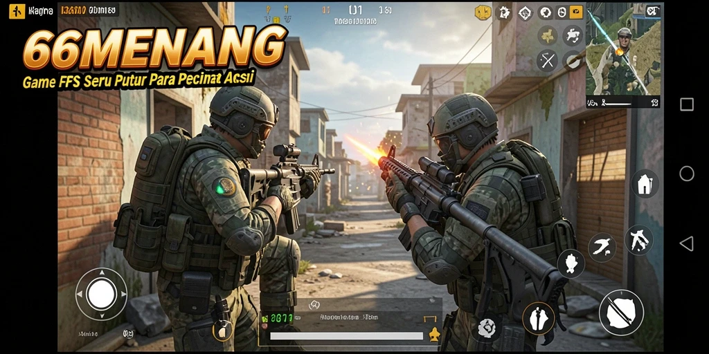 Tampilan gameplay seru di 66MENANG dengan aksi mendebarkan.