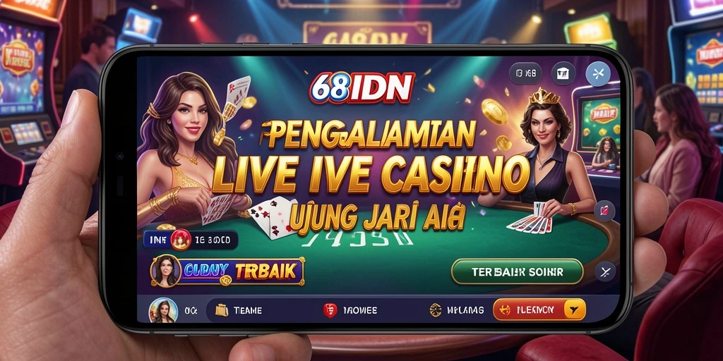 Tampilan gameplay nyata di 68IDN dengan dealer profesional.