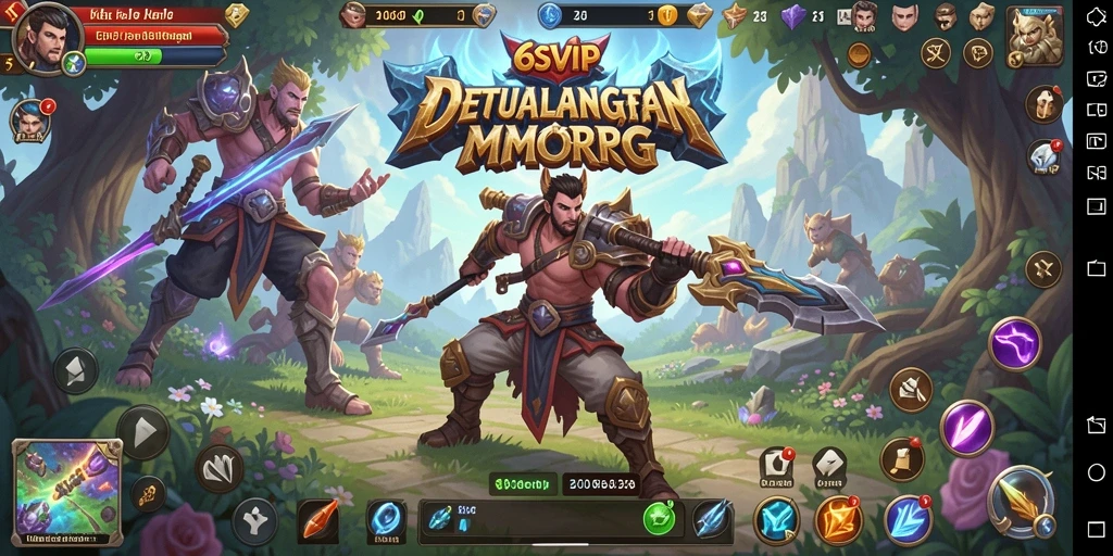 Tampilan gameplay seru dari 6SVIP dalam dunia MMORPG.