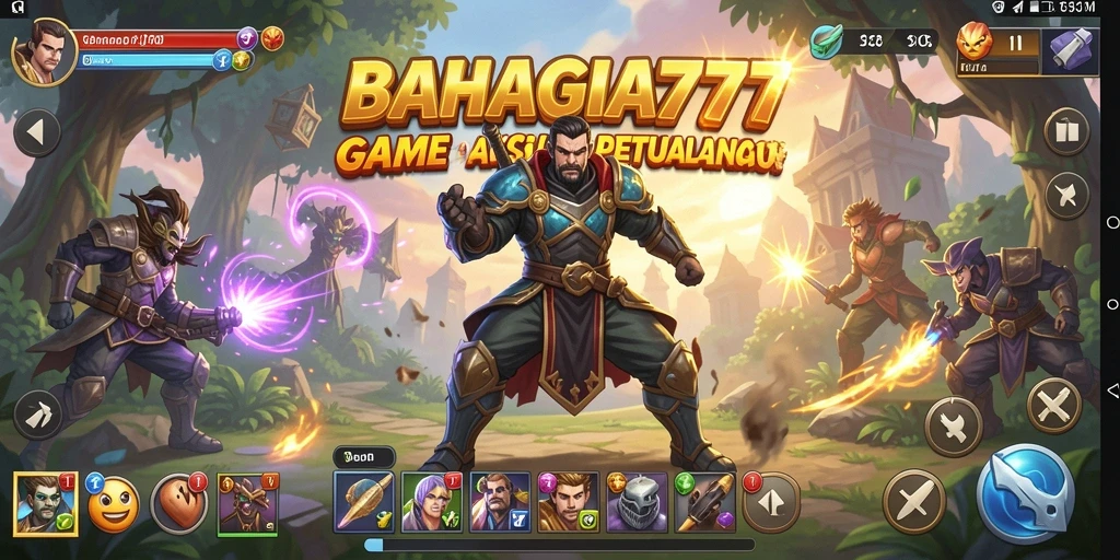 Tangkapan layar gameplay intens di BAHAGIA777 menunjukkan aksi seru.