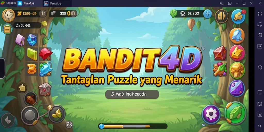 Tampilan gameplay BANDIT4D yang mengasyikkan dan menantang.
