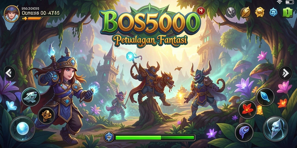 Tampilan gameplay BOS5000 yang menakjubkan dan penuh aksi.