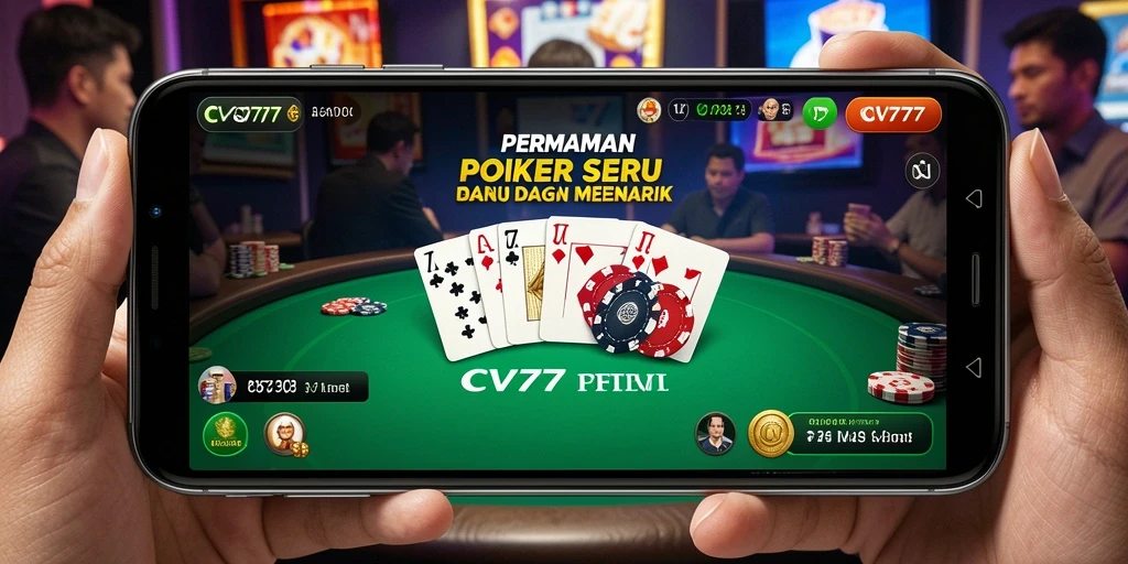 Tampilan gameplay Poker di CV777 yang memikat dan menantang.