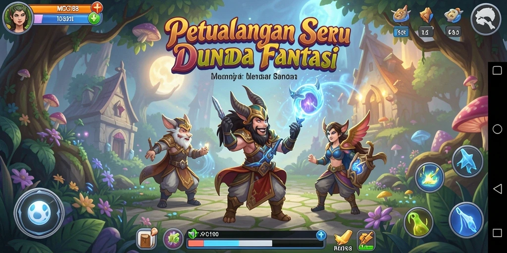 Tampilan gameplay MDG188 yang penuh aksi dan petualangan.