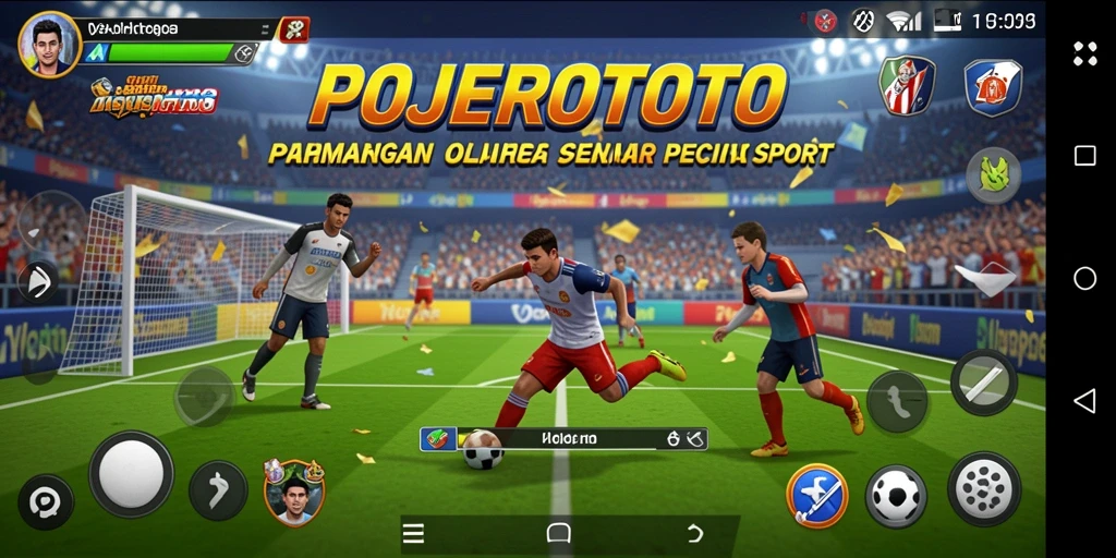 Tampilan seru dari gameplay POJEROTOTO yang memacu adrenalin.