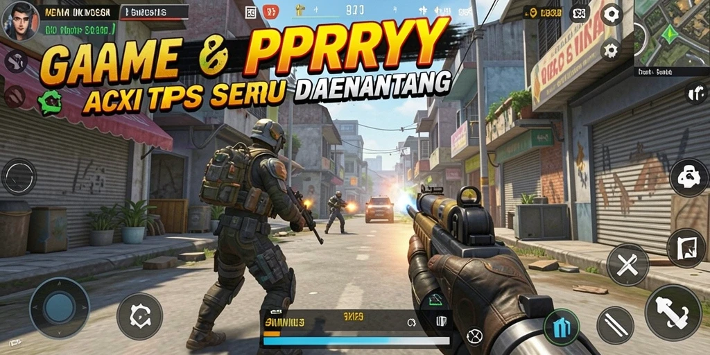 Screenshot gameplay PPRRYY yang menampilkan aksi seru di medan pertempuran.