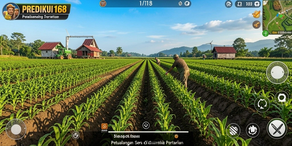 Gameplay seru pertanian PREDIKSI168 yang menarik dan penuh warna.