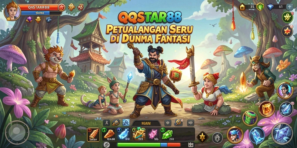 Tampilan gameplay QQSTAR88 yang menakjubkan dan penuh aksi.