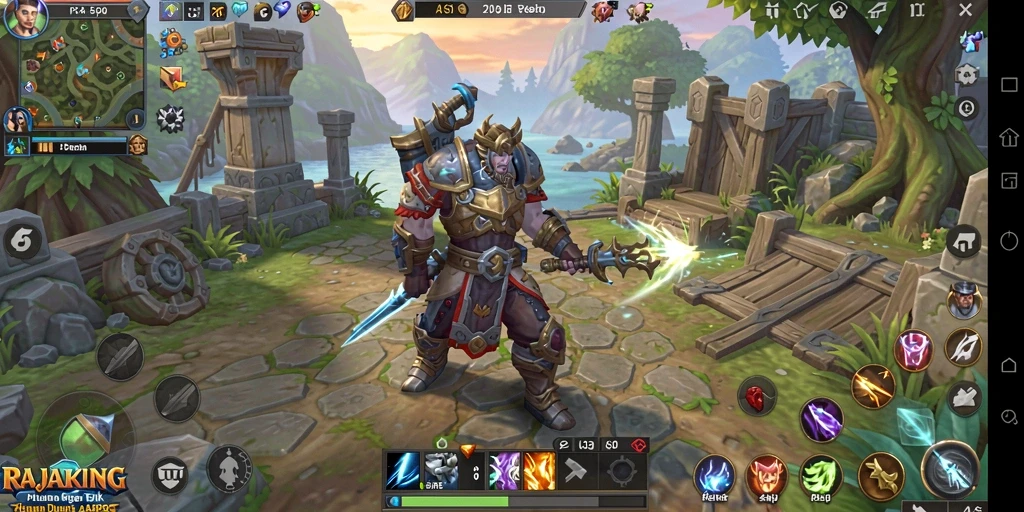 Tampilan seru dari gameplay <strong>RAJAKING</strong> yang penuh aksi dan petualangan.