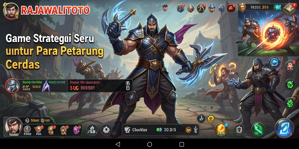 Tangkapan layar gameplay RAJAWALITOTO menampilkan strategi yang mendebarkan.