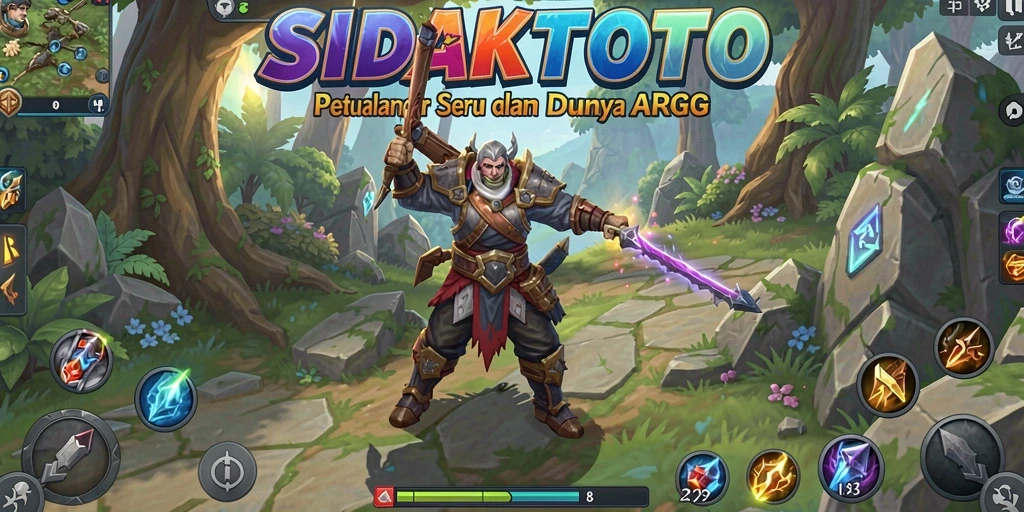 Tampilan gameplay seru dalam SIDAKTOTO ARPG yang menantang.