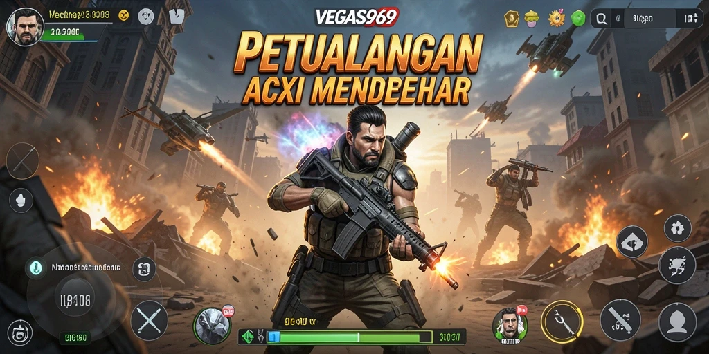 Tampilan gameplay seru dari VEGAS969 dengan aksi mendebarkan.