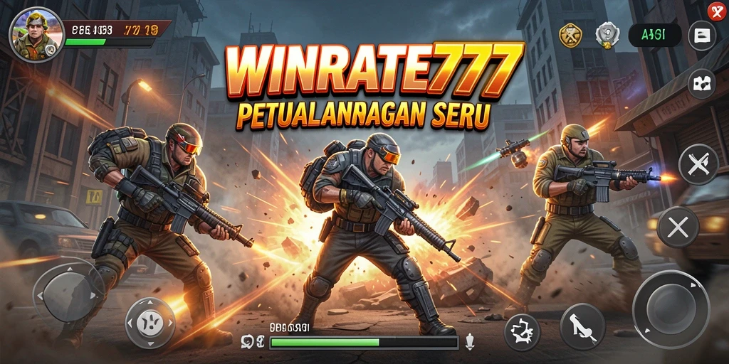 Tampilan gameplay seru dalam <strong>WINRATE777</strong> dengan berbagai aksi menegangkan.